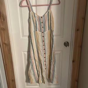 Madewell multi color sun dress